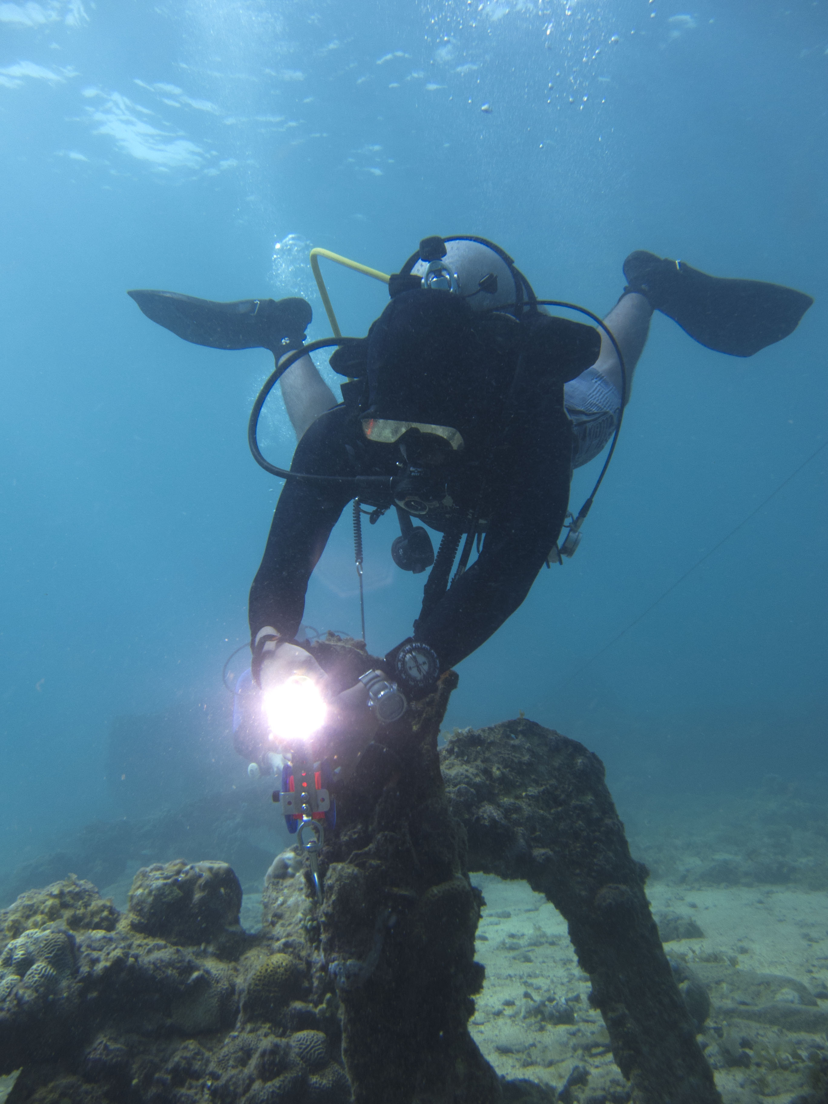 Chris at Lighthouse wreck