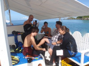 PADI IDC boat