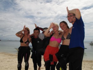 Shark dive on PADI IDC